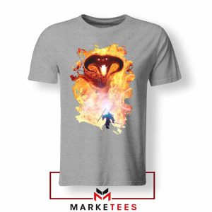 Balrog Monster Scary Sport Grey Tshirt