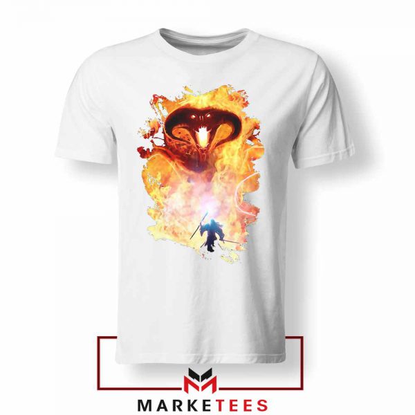 Balrog Monster Scary White Tshirt