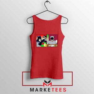 Batman Catwoman Meme Red Tank Top