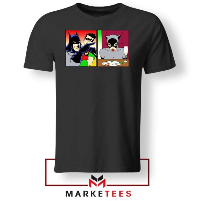 Batman Catwoman Meme Funny Comic Parody T-Shirt