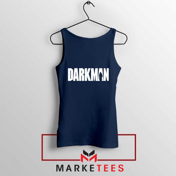 Darkman 90s Horror Film Navy Blue Tank Top