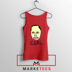 Earl Odd Future Design Red Tank Top