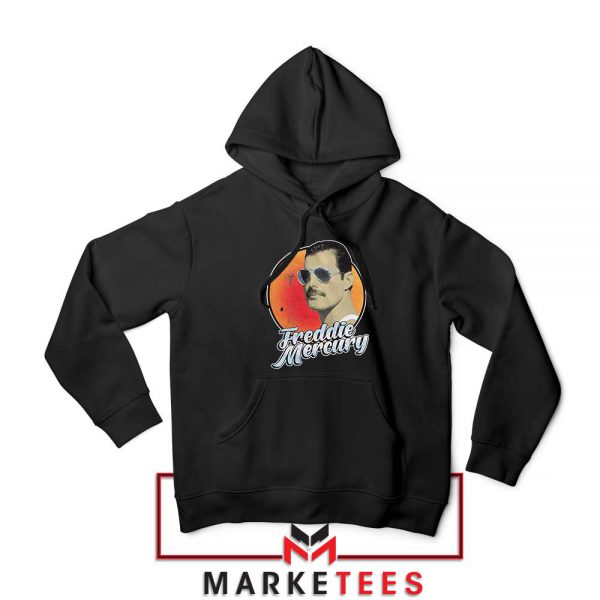 Freddie Mercury Sunglasses Black Hoodie