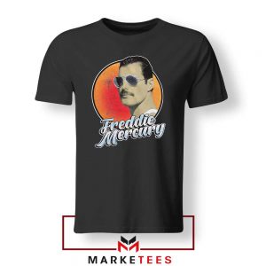 Freddie Mercury Sunglasses Black Tshirt