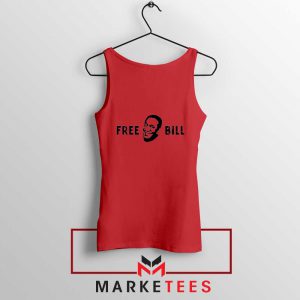 Free Americas Dad Design Red Tank Top