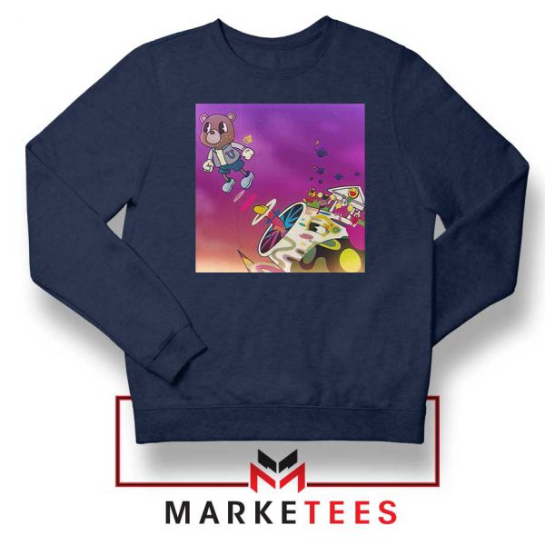 Graduation Album Rapper Navy Sweater