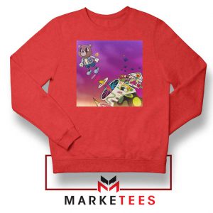 Graduation Album Rapper Red Sweater