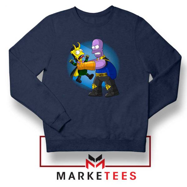 Loki Little God of Mischief Navy Sweater