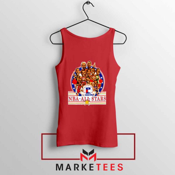 New NBA 1989 All Star Red Tank Top