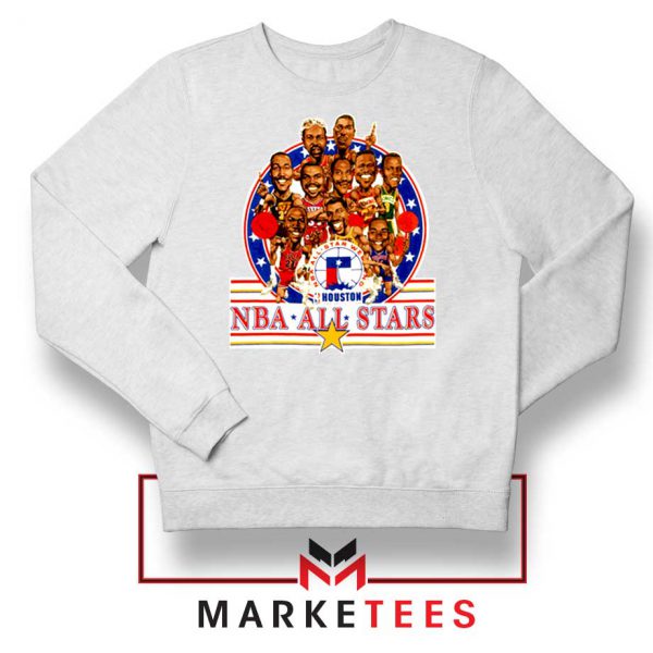 New NBA 1989 All Star White Sweatshirt