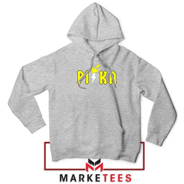 New Pika Pokemon Designs Sport Grey Hoodie