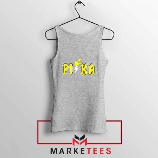 New Pika Pokemon Designs Sport Grey Tank Top