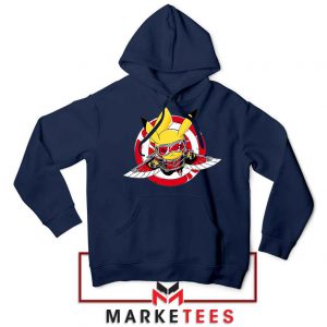 Pikachu The Falcon Design Navy Blue Hoodie