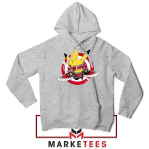 Pikachu The Falcon Design Sport Grey Hoodie