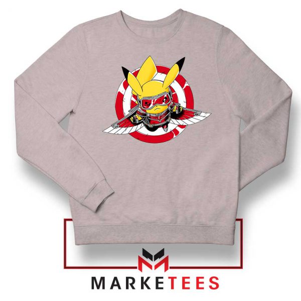 Pikachu The Falcon Design Sport Grey Sweater