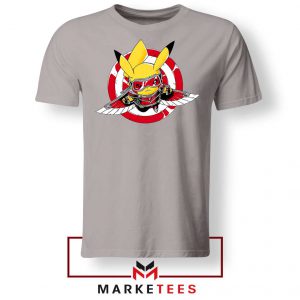 Pikachu The Falcon Design Sport Grey Tee