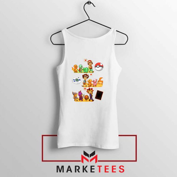 Pokemon Digimon Anime Series Tank Top