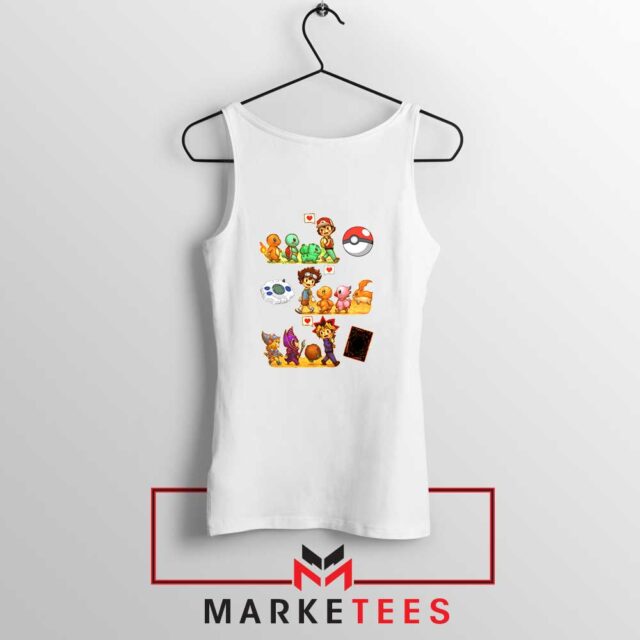 Pokémon vs Digimon Tank Top