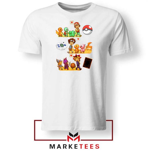 Pokemon Digimon Anime Series Tee