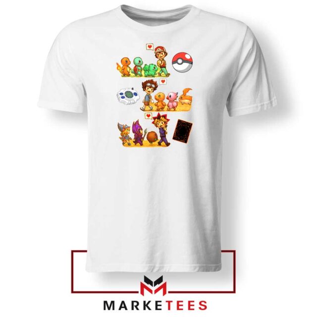 Pokémon x Digimon Crossover Tee