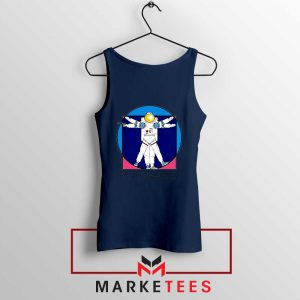 Policenauts Game Design Navy Blue Tank Top