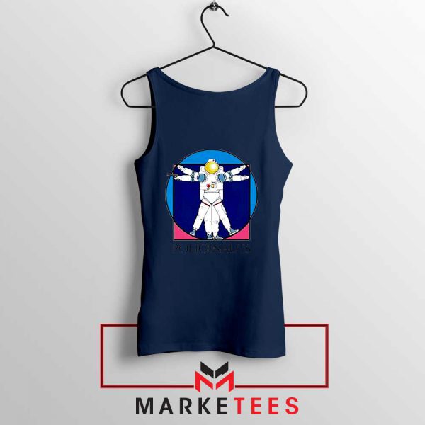 Policenauts Game Design Navy Blue Tank Top