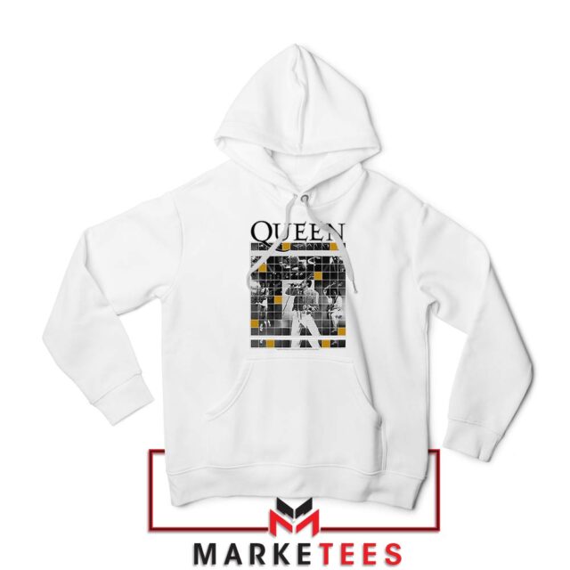 Queen Freddie Grid Design Hoodie