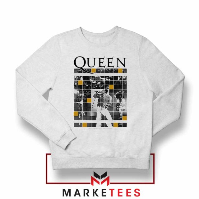 Queen Freddie Grid Design Sweater