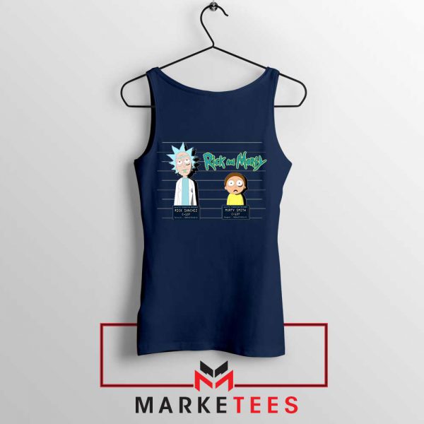 Sociopath Rick Sanchez Navy Blue Tank Top