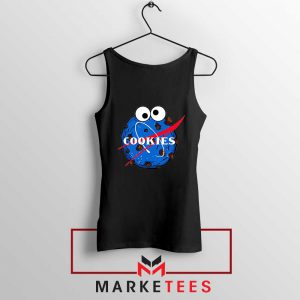 Space Cookies Funny Black Tank Top