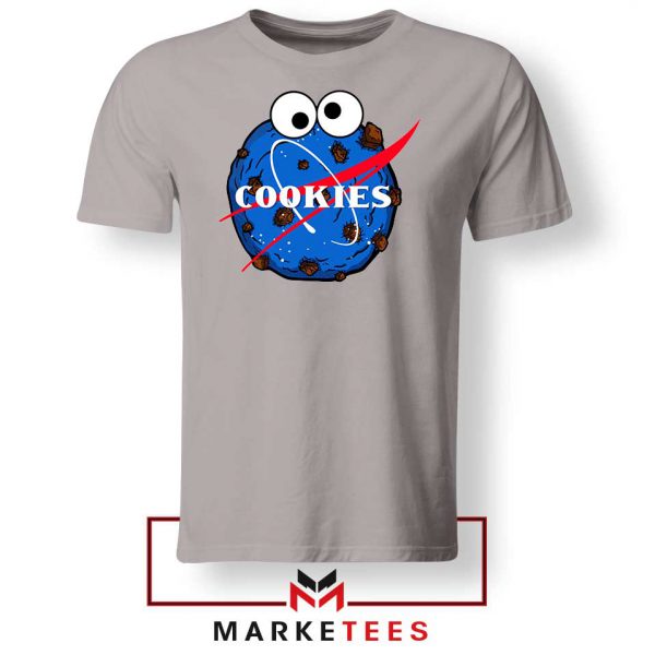 Space Cookies Funny Sport Grey Tshirt