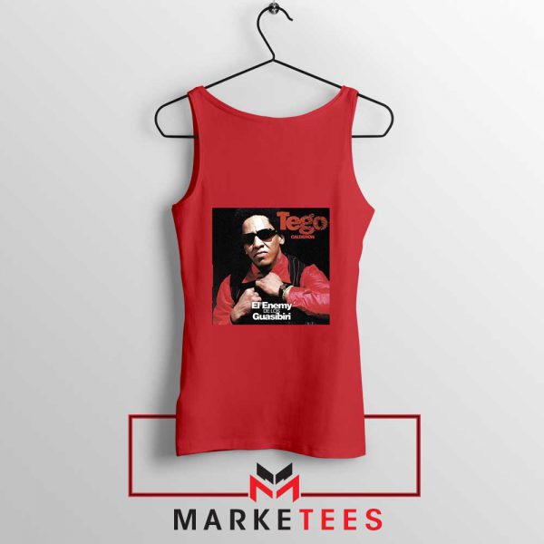 Tego Calderon Album Red Tank Top