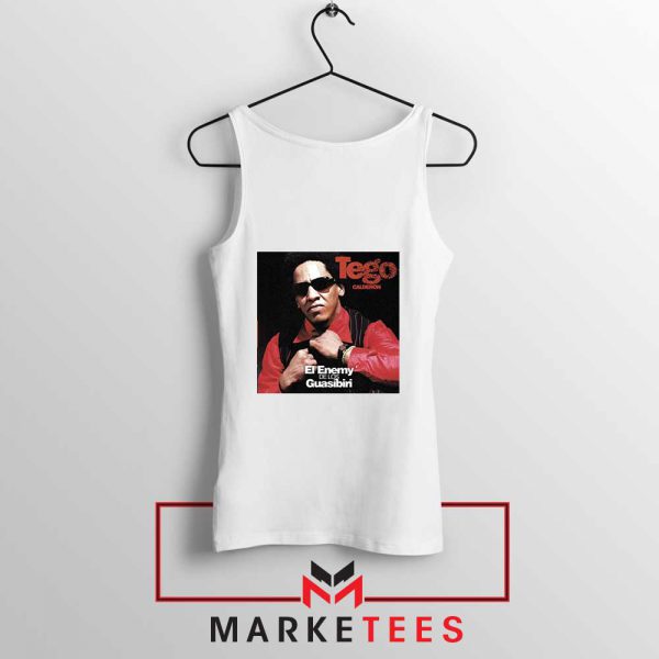 Tego Calderon Album White Tank Top