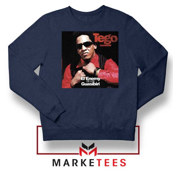 Tego Calderon First Album Navy Sweater