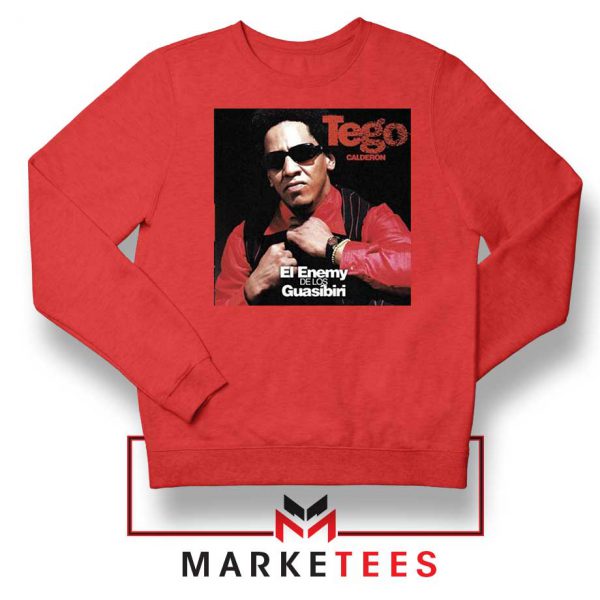 Tego Calderon First Album Red Sweater