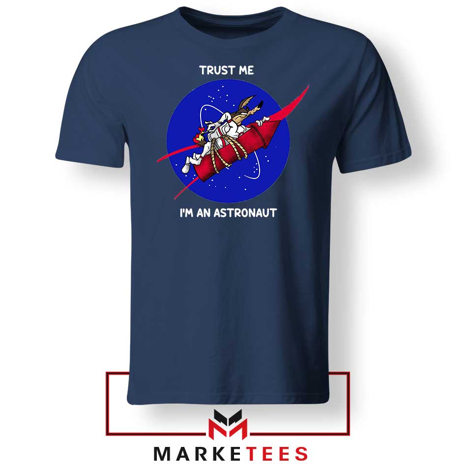Trust Me I am An Astronaut Navy Blue Tee
