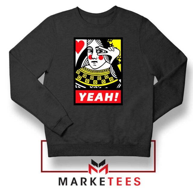 Poker Queen Graphic Sweatshirt