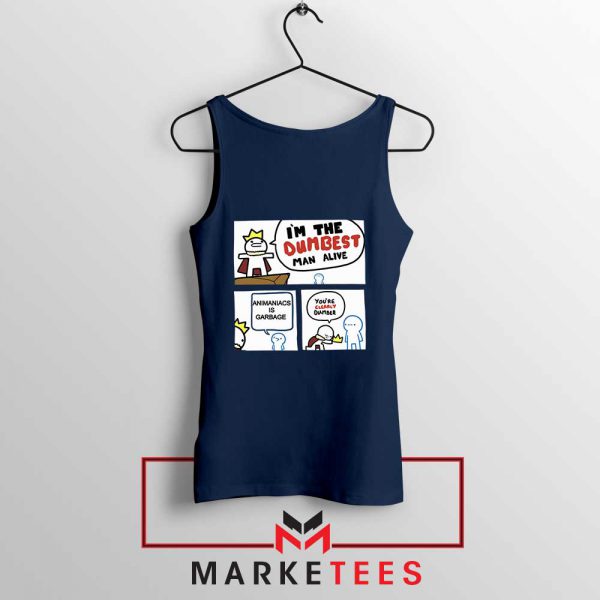 Animaniacs Animated Shows Navy Tank Top