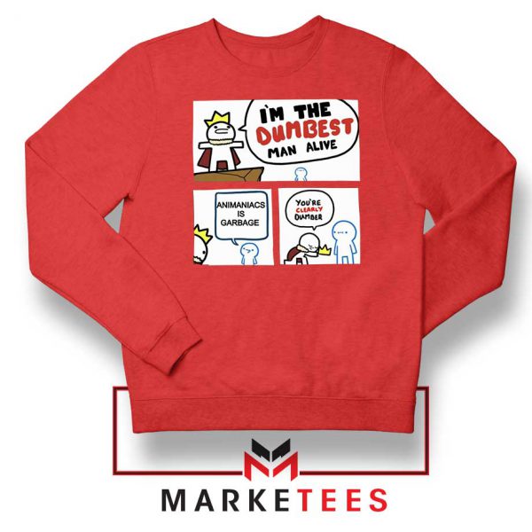 Animaniacs Animated Shows Red Sweatshirt