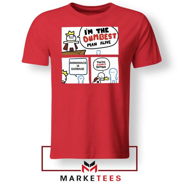 Animaniacs Animated Shows Red Tee