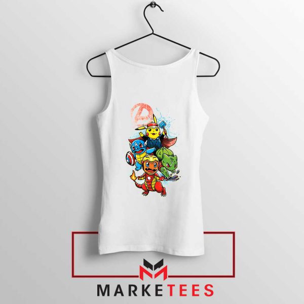 Avengers Pokemon Superhero Tank Top