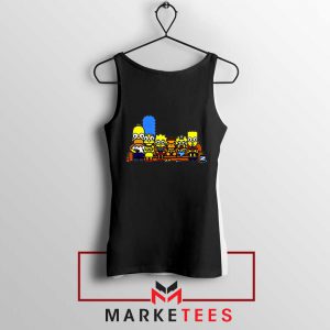 Baby Milo Simpson Family Black Tank Top