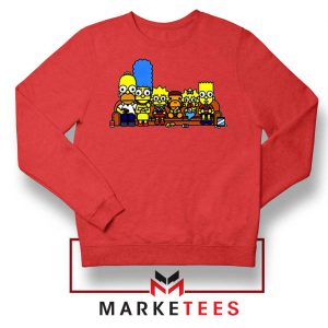 Baby Milo Simpson Family REd Sweatshirt