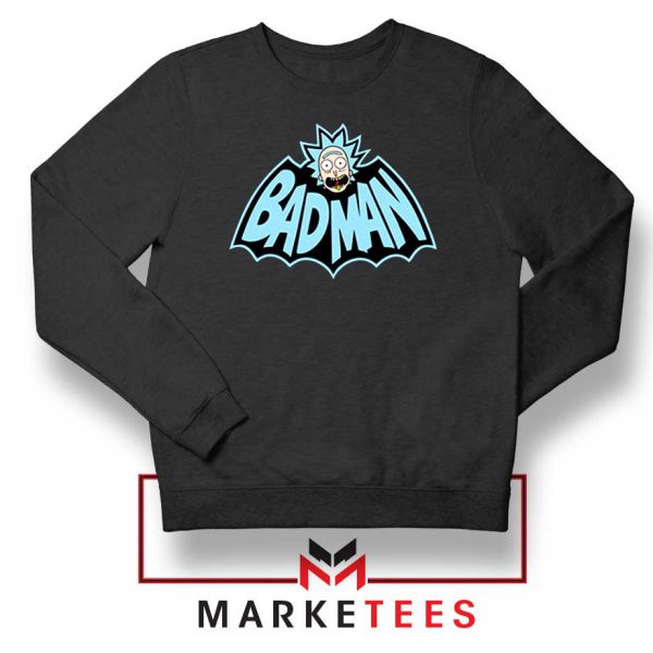 Bad Man Logo Rick and Morty Sweater