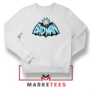 Bad Man Logo Rick and Morty White Sweater