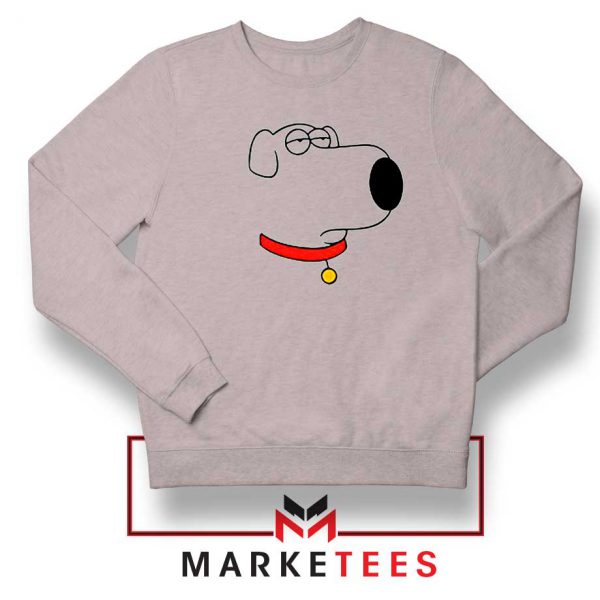 Brian Griffin Face Sport Grey Sweater