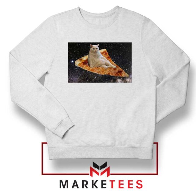 Cat Pizza Funny Sweater