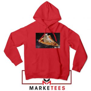 Cat Pizza Funny Graphic Red Jacket