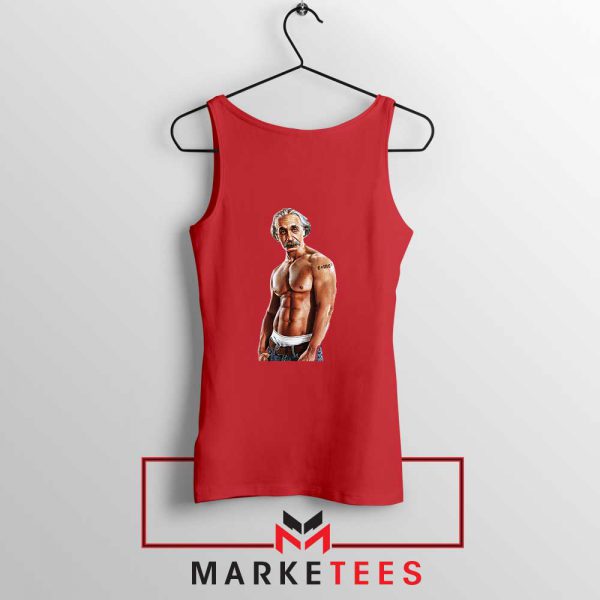 Einstein Equation Mass Tattoo Red Tank Top