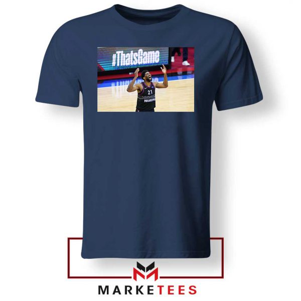 Embiid The 76ers Design Navy Tshirt